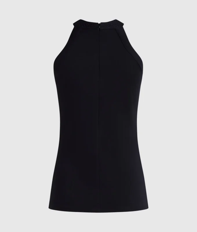 Top halter con pedrería Top halter con pedrería