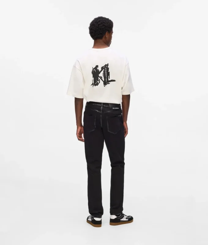 Vaqueros slim con detalles metálicos Vaqueros slim con detalles metálicos