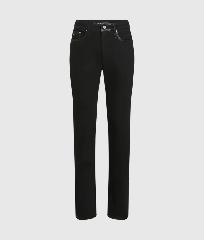 Vaqueros slim con detalles metálicos Vaqueros slim con detalles metálicos