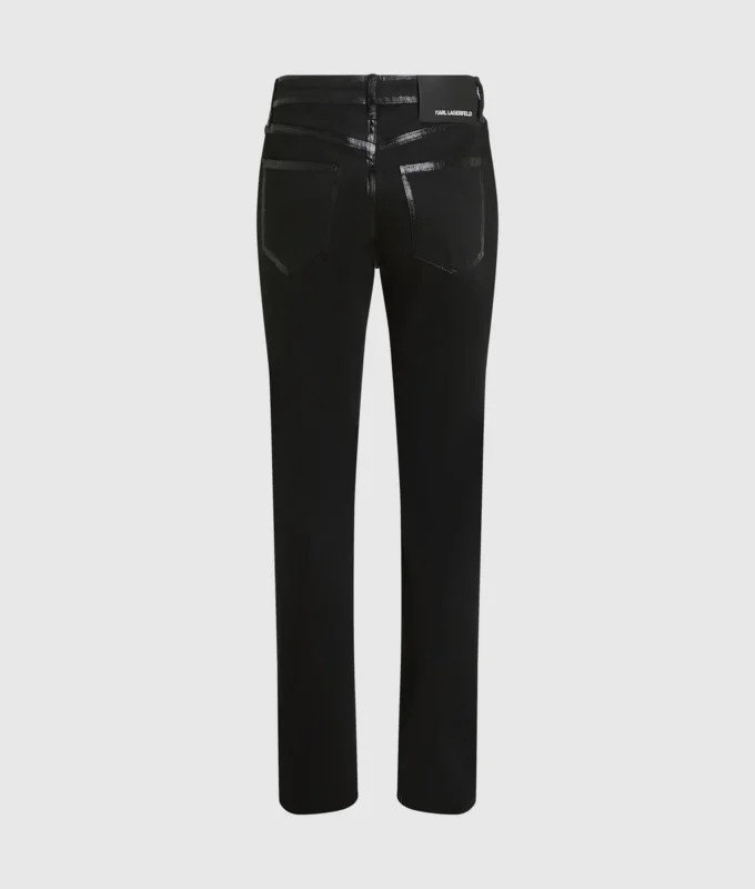 Vaqueros slim con detalles metálicos Vaqueros slim con detalles metálicos