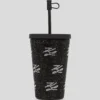 VASO PARA LLEVAR CON AUTÓGRAFO DE STRASS