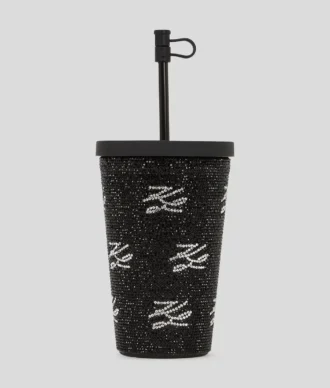 VASO PARA LLEVAR CON AUTÓGRAFO DE STRASS