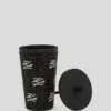 VASO PARA LLEVAR CON AUTÓGRAFO DE STRASS