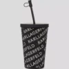 VASO PARA LLEVAR CON LOGOTIPO DE STRASS