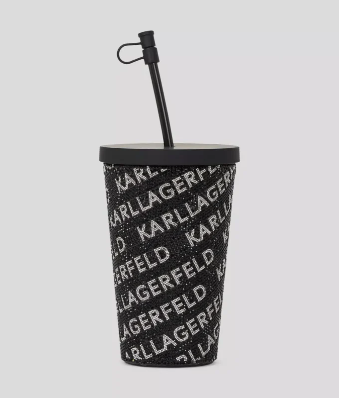 VASO PARA LLEVAR CON LOGOTIPO DE STRASS