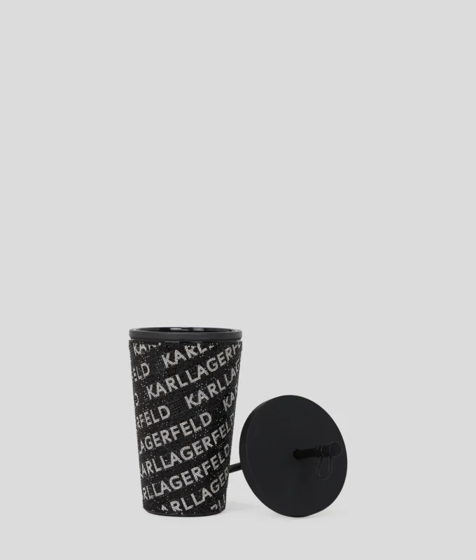 VASO PARA LLEVAR CON LOGOTIPO DE STRASS