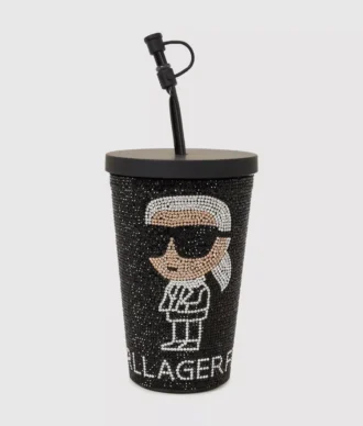 Vaso para llevar con pedrería Ikon