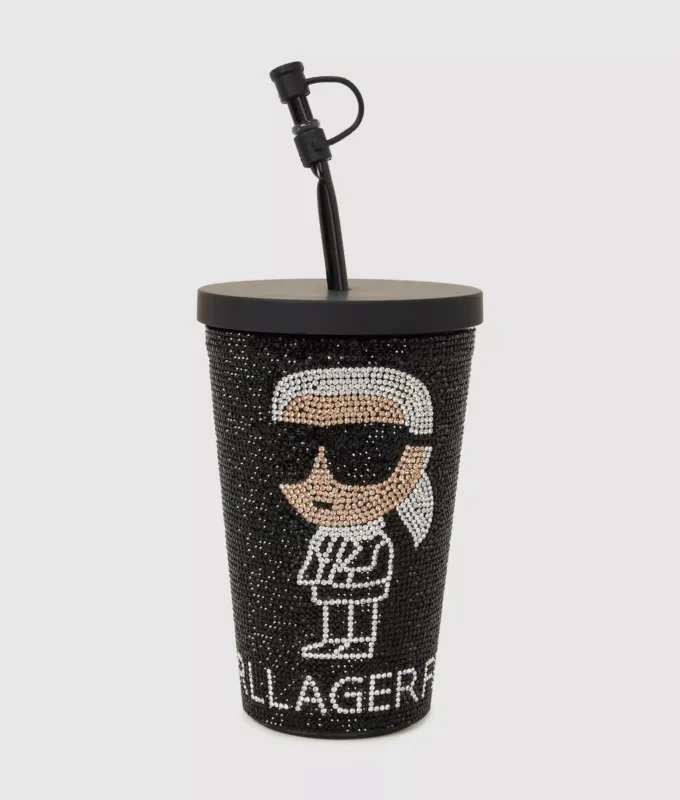 Vaso para llevar con pedrería Ikon