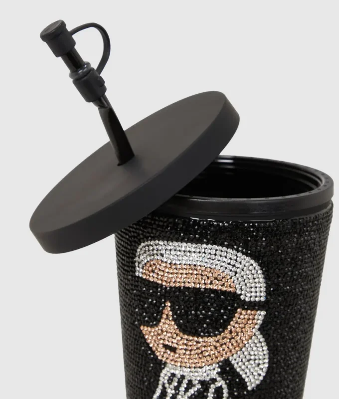 Vaso para llevar con pedrería Ikon
