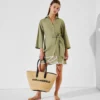VESTIDO CAMISA DE PLAYA K/SIGNATURE VESTIDO CAMISA DE PLAYA K/SIGNATURE