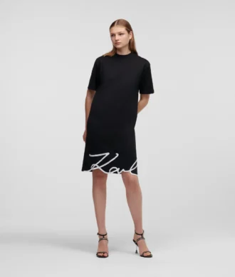 VESTIDO CAMISERA CON DOBLADILLO SIGNATURE