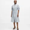 Vestido camisero con letras Karl Vestido camisero con letras Karl