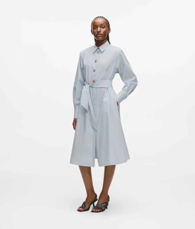 Vestido camisero con letras Karl Vestido camisero con letras Karl