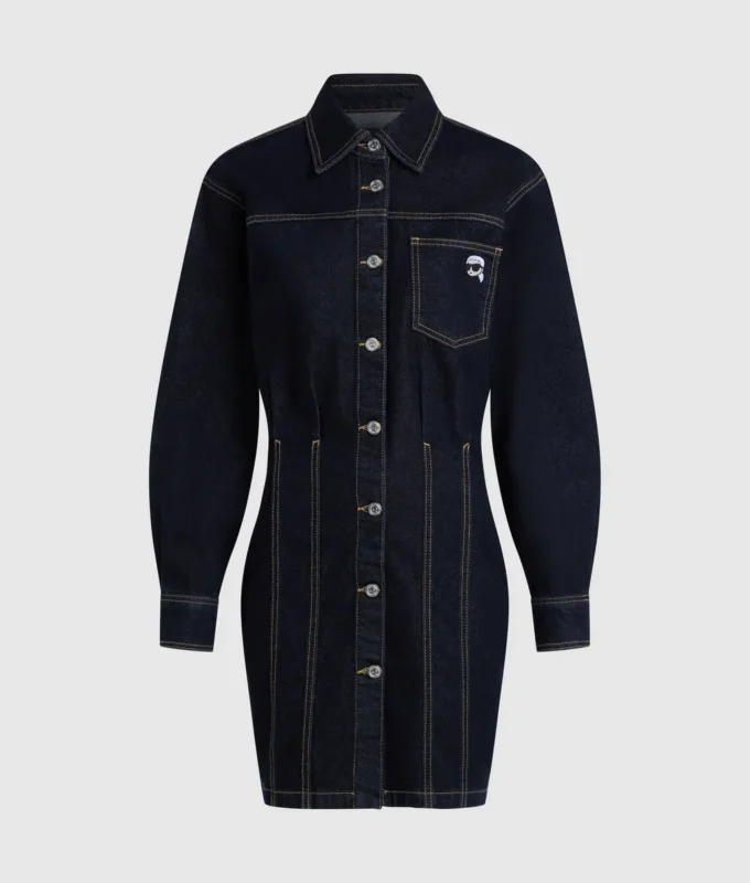 Vestido camisero vaquero Ikon Vestido camisero vaquero Ikon