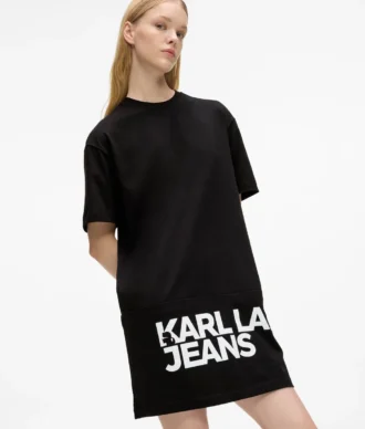 Vestido camiseta con logo