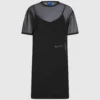 Vestido camiseta de malla Vestido camiseta de malla