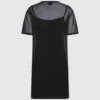 Vestido camiseta de malla Vestido camiseta de malla