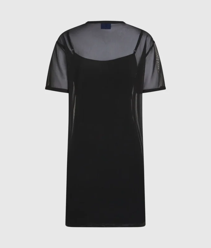 Vestido camiseta de malla Vestido camiseta de malla