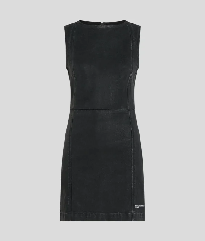 VESTIDO DE DENIM RECUBIERTO VESTIDO DE DENIM RECUBIERTO