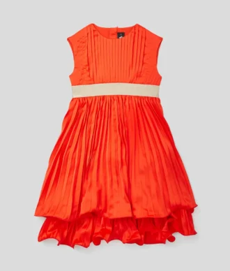 VESTIDO DE FIESTA CON LOGOTIPO PARA NIÑA