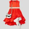 VESTIDO DE FIESTA CON LOGOTIPO PARA NIÑA VESTIDO DE FIESTA CON LOGOTIPO PARA NIÑA
