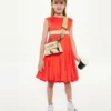VESTIDO DE FIESTA CON LOGOTIPO PARA NIÑA VESTIDO DE FIESTA CON LOGOTIPO PARA NIÑA
