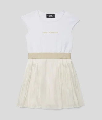 VESTIDO DE FIESTA PLISADO PARA NIÑA