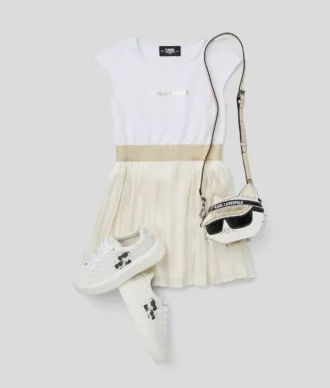 VESTIDO DE FIESTA PLISADO PARA NIÑA