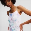 VESTIDO DE MALLA CON ESTAMPADO FLORAL VESTIDO DE MALLA CON ESTAMPADO FLORAL