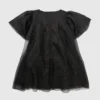 Vestido de malla con pedrería para niña Vestido de malla con pedrería para niña