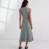 VESTIDO DE MEZCLA DE LANA A MEDIDA VESTIDO DE MEZCLA DE LANA A MEDIDA