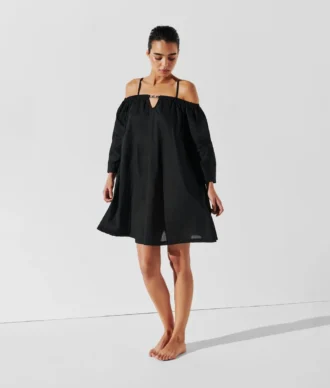 VESTIDO DE PLAYA CON HOMBROS DESCUBIERTOS K/SIGNATURE
