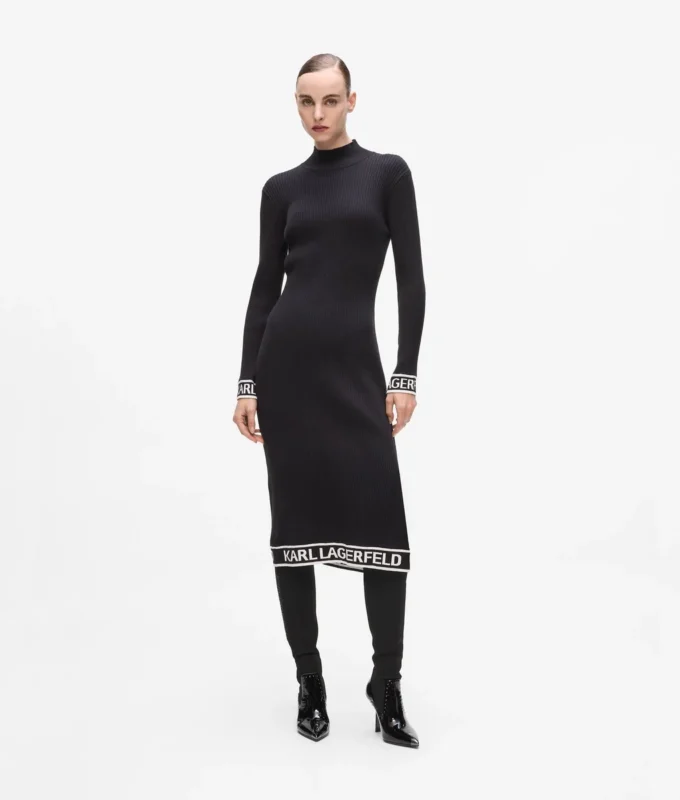 Vestido de punto con logotipo Vestido de punto con logotipo