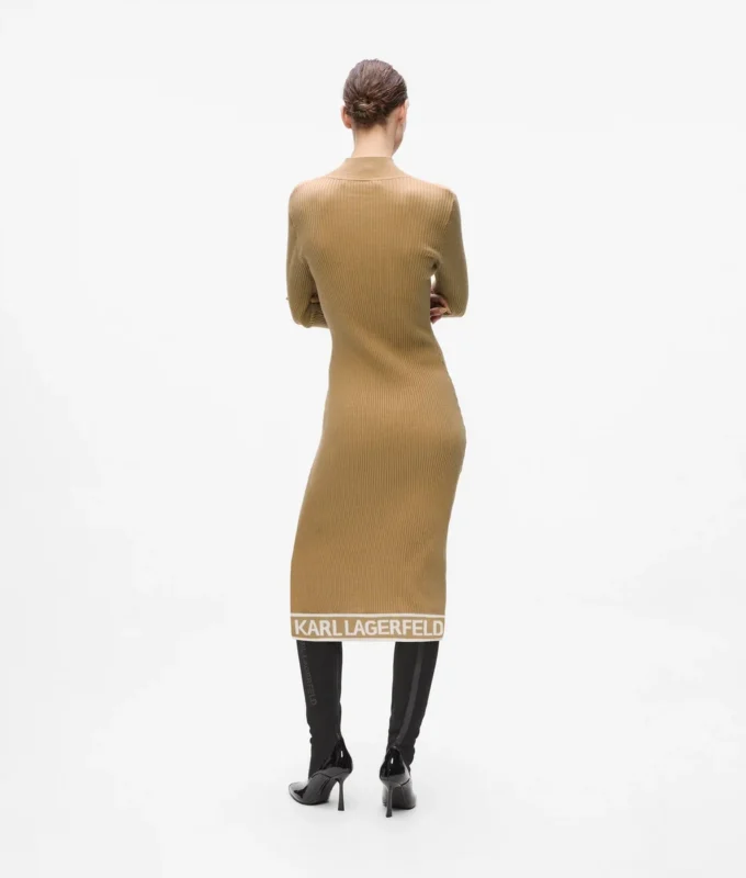Vestido de punto con logotipo Vestido de punto con logotipo