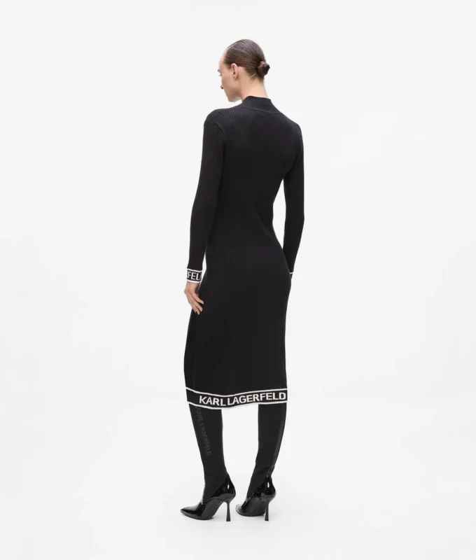 Vestido de punto con logotipo Vestido de punto con logotipo
