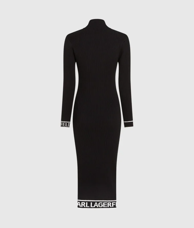 Vestido de punto con logotipo Vestido de punto con logotipo