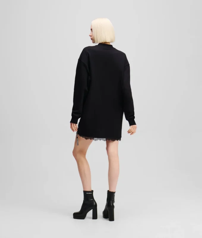 VESTIDO DE SUEÑO CON DETALLES DE ENCAJE VESTIDO DE SUEÑO CON DETALLES DE ENCAJE