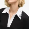 Vestido polo con cuello característico Vestido polo con cuello característico