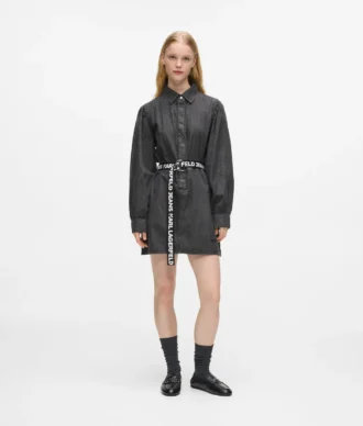 Vestido vaquero con cinturón