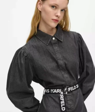 Vestido vaquero con cinturón