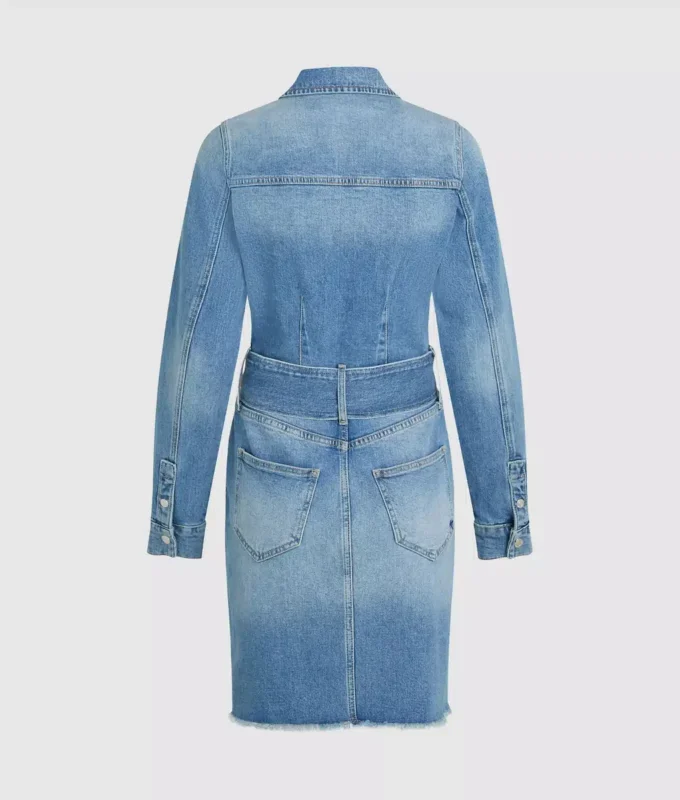 Vestido vaquero con cinturón