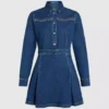 Vestido vaquero con tachuelas Vestido vaquero con tachuelas