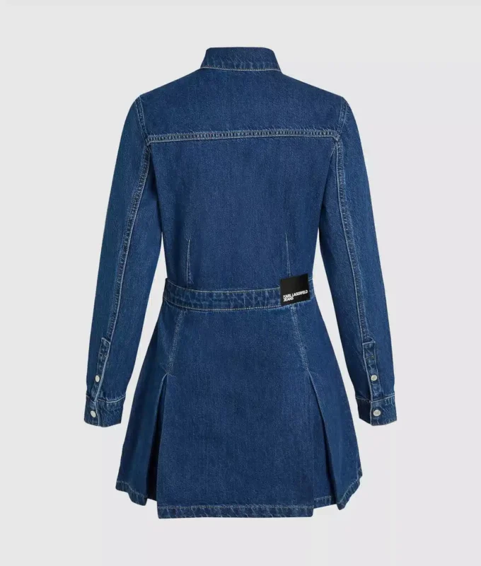 Vestido vaquero con tachuelas Vestido vaquero con tachuelas