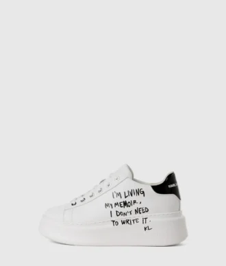Zapatillas Anakapri con cita de Karl