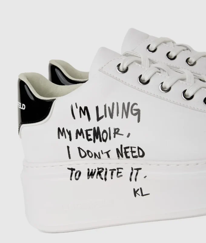 Zapatillas Anakapri con cita de Karl Zapatillas Anakapri con cita de Karl