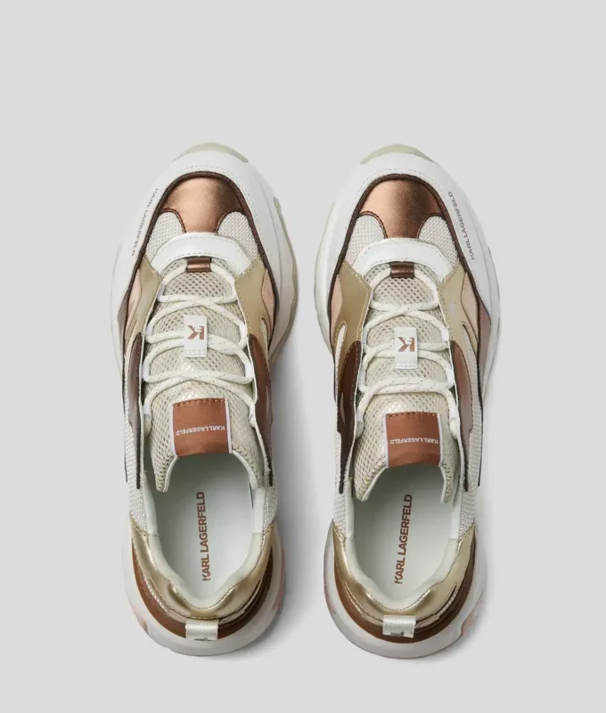 ZAPATILLAS DEPORTIVAS BLAZE STRIKE DE CUERO METÁLICO