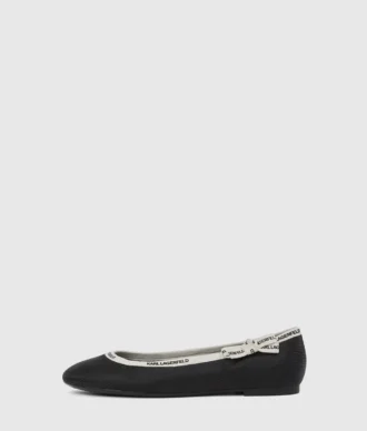 Zapatos de salón con cuello de cinta
